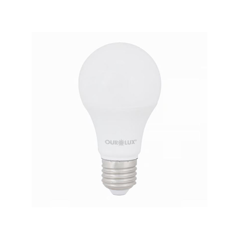 Lâmpada de LED E27 Bulbo 9W 800lm Luz Amarela Bivolt Ouro Lux