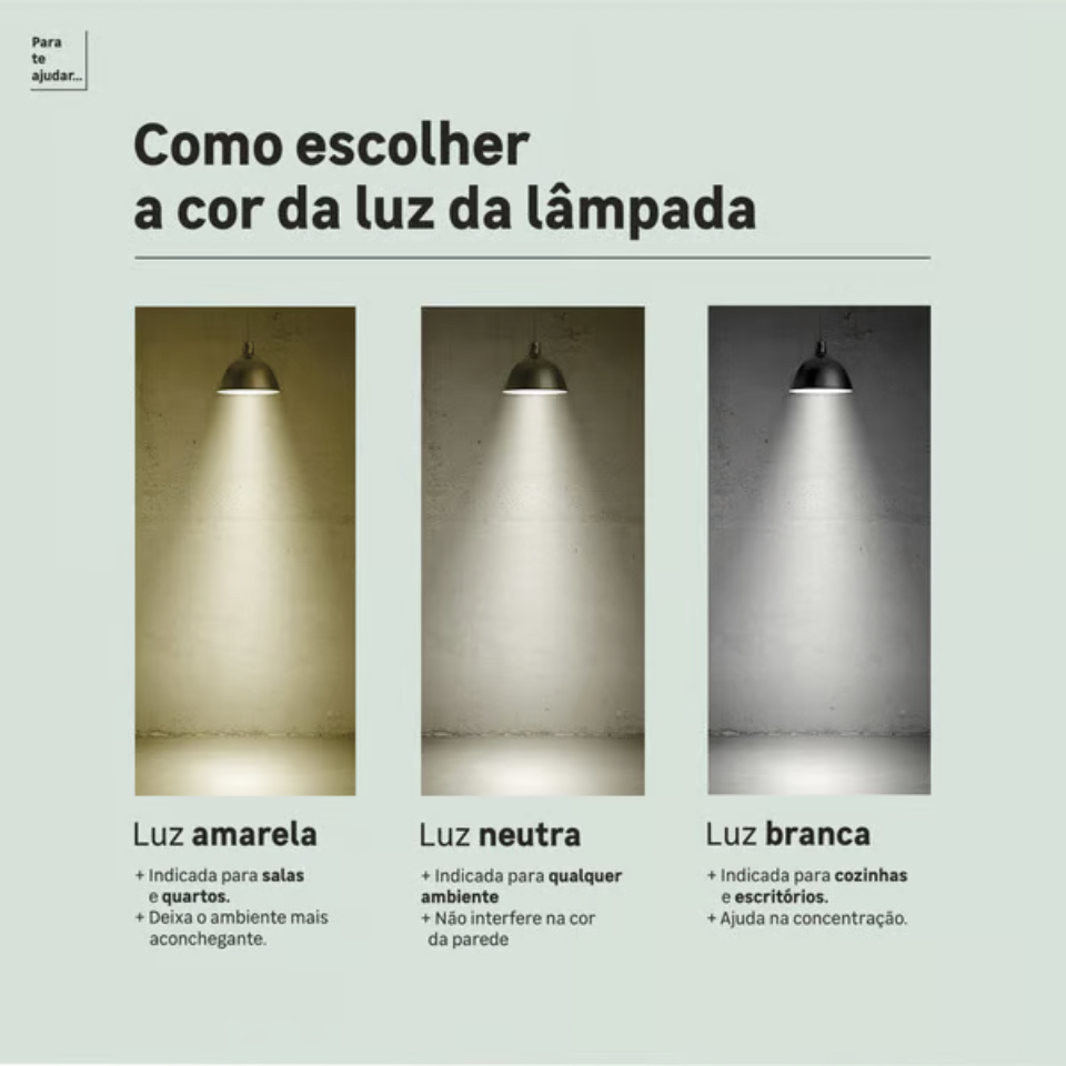 Lâmpada de LED E27 Bulbo 9W 800lm Luz Amarela Bivolt Ouro Lux